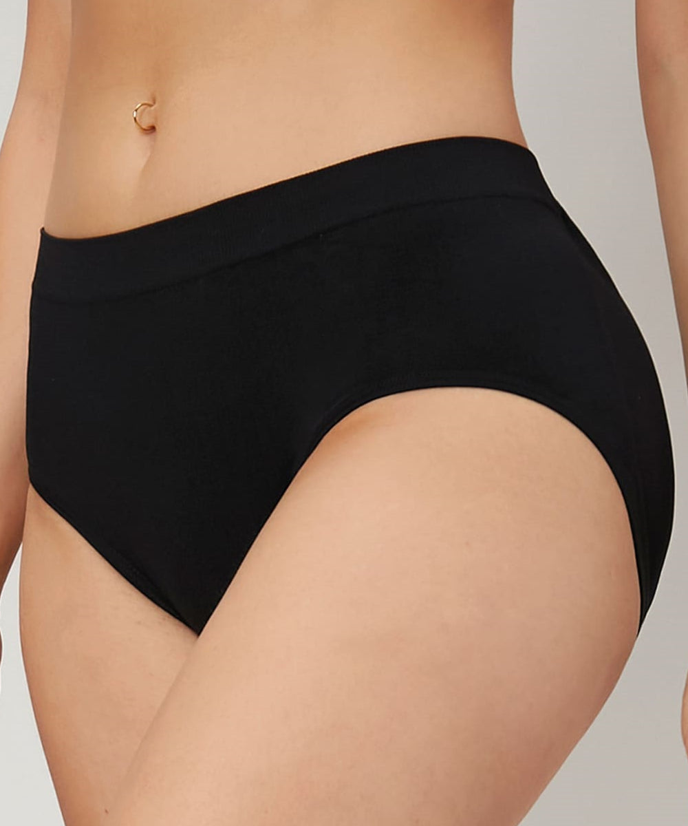 Solid Shapewear Panty With Hip Pad