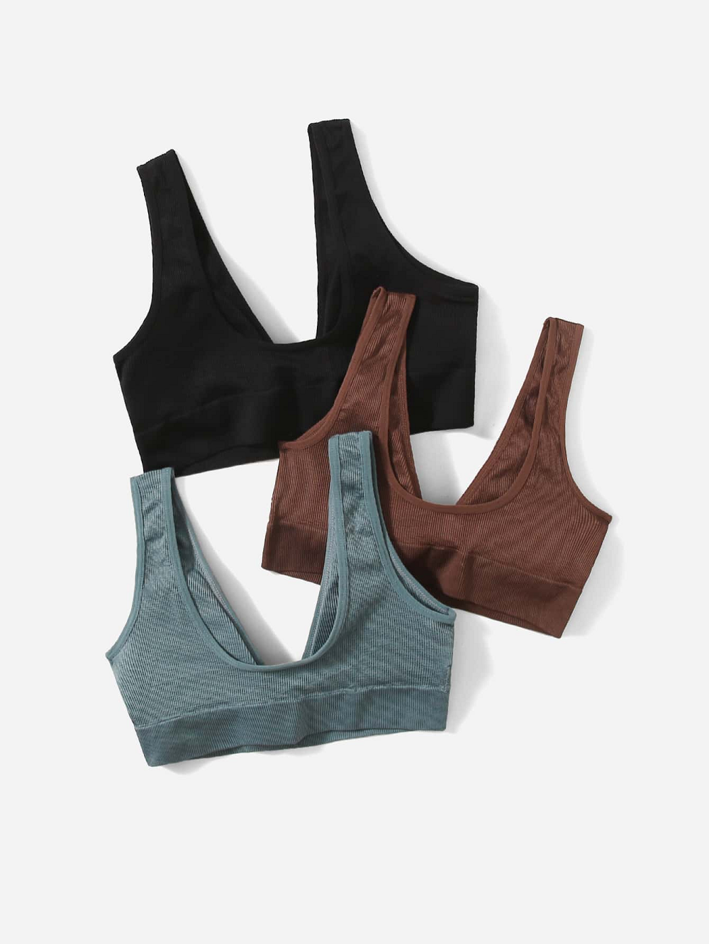 Seamless Sports Bra 3pcs Set
