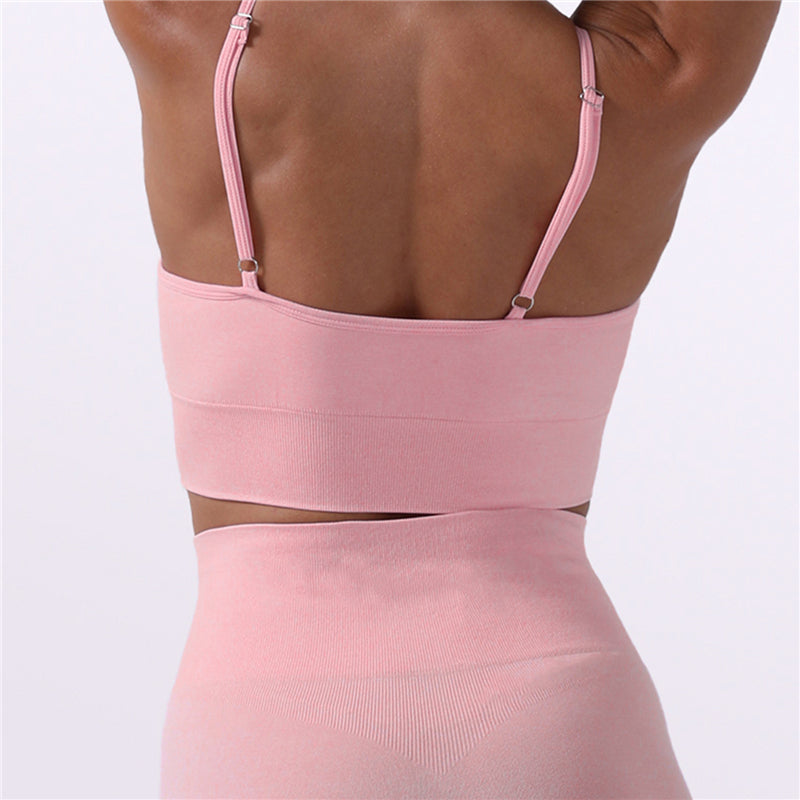 8 Colors High support Seamless Sport Bra and Leggings Set