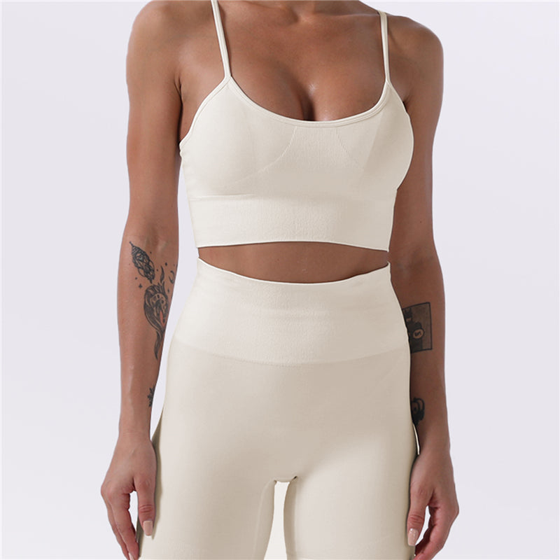 8 Colors High support Seamless Sport Bra and Leggings Set